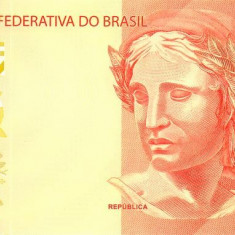 BRAZILIA █ bancnota █ 20 Reais █ 2010 (2015) █ P-255b █ UNC █ necirculata