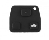 Set 2 bucati - Butoane silicon cheie Topautochei&amp;#174; compatibile cu Toyota Yaris Avensis Corolla RAV4 3 butoane