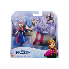 DISNEY FROZEN SET PAPUSA ANNA SI SVEN SuperHeroes ToysZone foto