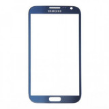 Carcasa (Sticla) Geam Samsung Galaxy Note 2 N7100 Blue