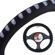Husa volan burete color 4Cars - &amp;Oslash; 37-39cm - Gri Garage AutoRide foto