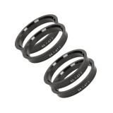 Cumpara ieftin Set 4 inele centrare din ABS 66.1x57.1 pentru jante aliaj, RG Parts