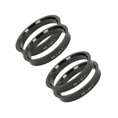 Set 4 inele centrare din ABS 66.1x57.1 pentru jante aliaj foto