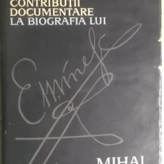 Contributii documentare la biografia lui Mihai Eminescu, 1962