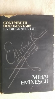 Contributii documentare la biografia lui Mihai Eminescu, 1962 foto