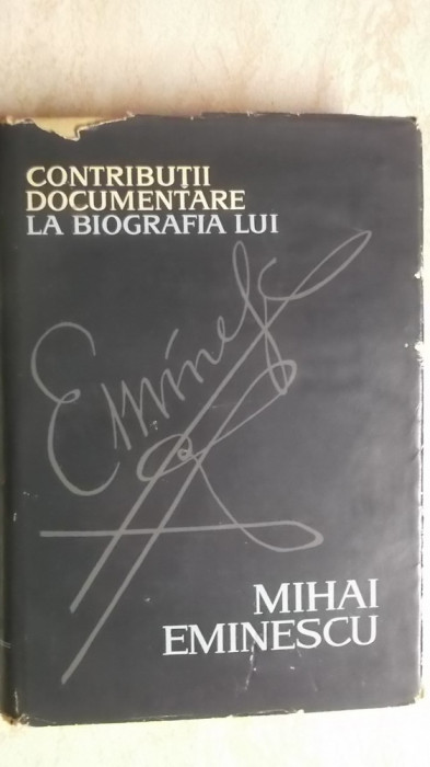 Contributii documentare la biografia lui Mihai Eminescu, 1962