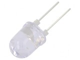 LED galben 10mm 30&deg; convex cu 2390mW putere - iluminare eficientă, Optosupply
