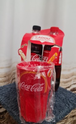 Set Coca Cola (Original+Zero Zahăr) + pahar Ediția de Vară 2018 foto