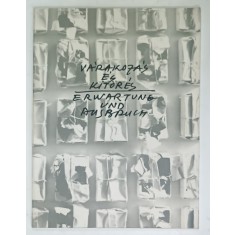 ERWARTUNG UND AUSBRUCH , CATALOG EXPOZITIE COLECTIVA TINERI ARTISTI ROMANI , TEXT IN MAGHIARA SI GERMANA , 1990