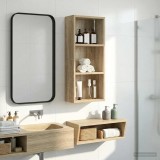 vidaXL Dulap de perete pentru baie Stejar Sonoma 30 x 14 x 70 cm 889329