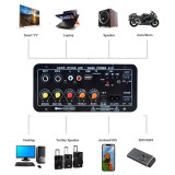 Kit modul amp.audio,mono,MP3,radio,USB/microSD,Bluetooth 4.0,15W,12/24/220V-D10