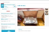 Ladă de zestre autentică din Austria, Viena, cu conținut original