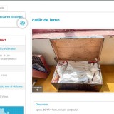 Ladă de zestre autentică din Austria, Viena, cu conținut original