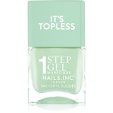 Nails Inc. It&rsquo;s Topless lac de unghii sub forma de gel pentru un efect de lunga durata culoare Camilla 14 ml