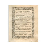 Macarie Ieromonah, Antologhie, tomul al II-lea, București, 1827