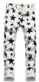 Jeans White with black stars