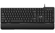 TASTATURA GENIUS USB, 105 taste + 12 taste multimedia, palm rest, negru, &amp;quot;KB-100XP&amp;quot; &amp;quot;31310050400&amp;quot; (timbru verde 0.8 lei) foto