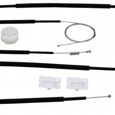 Kit reparatie macara geam fata Mercedes Vito / Viano ( W639) 2003-2010 electrica dreapta (cablu role si suport geam)