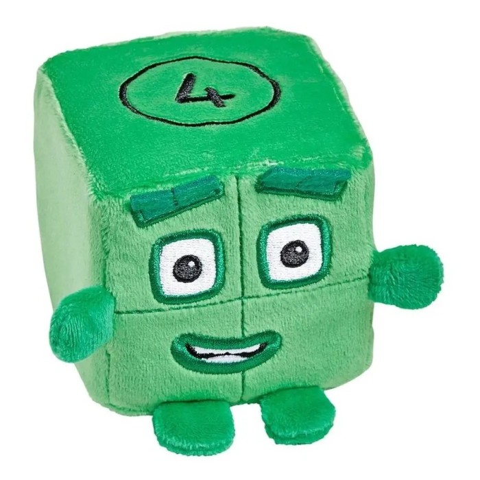 Mini mascota din plus Numberblocks&trade; Blocklets&trade; - Patru