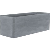 Cumpara ieftin Jardinieră Geli Cube 80x29x27.5cm Gri