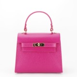 Cumpara ieftin Geanta din piele naturala 8949 121 Fucsia