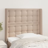 Gossi tablie pat cu aripioare cappuccino 103x16x118/128 cm piele eco