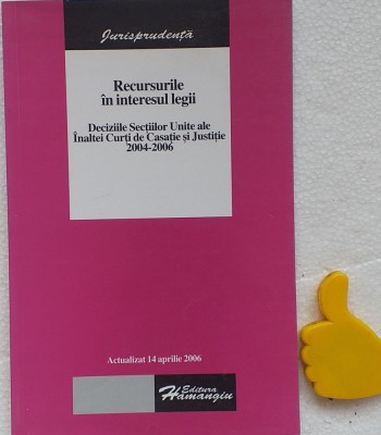 Recursurile in interesul legii 2004-2006 foto