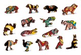 Puzzle din lemn - Magic Elephant, 245 piese | Wooden City