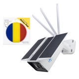 Camera de supraveghere solara PNI SafeHome PT950LR Full HD 1080P cu cadou Sticky Pad