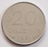 Brazilia, 20 Cruzeiros 1981