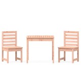 Set bistro de gradina, 3 piese, lemn masiv douglas