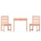 Set bistro de gradina, 3 piese, lemn masiv douglas
