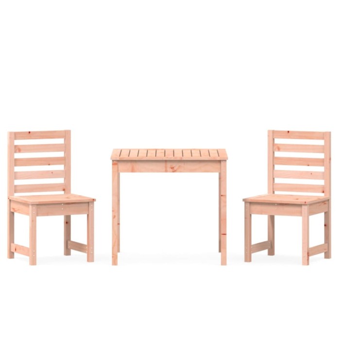 Set bistro de gradina, 3 piese, lemn masiv douglas