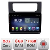 Navigatie Android VW Touran 2010-2016 Octa Core, 8GB RAM, 128GB, 4G