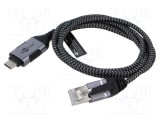 Cablu USB 3.1 RJ45 - USB C, 1m, Goobay
