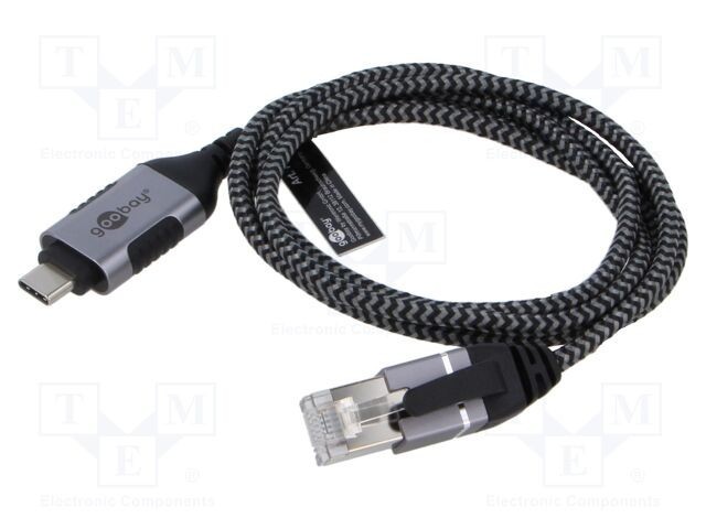 Cablu USB 3.1 RJ45 - USB C, 1m, Goobay