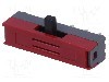 Intrerupator glisant, 3 pozitii, SP3T, ON-ON-ON, NKK SWITCHES - SS14MDH2