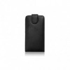 Husa Flip Piele Eco Neagra Forcell Sony Xperia U LT25i
