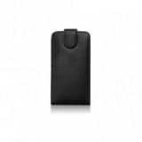 Husa Flip Piele Eco Neagra Forcell Sony Xperia U LT25i