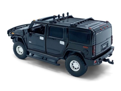 Macheta Hummer H2 / lumina, sunet and coteste roti fata / negru Tayumo 1/32 foto