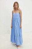 Answear Lab rochie din bumbac maxi, evazată