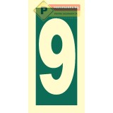 Indicator numarul 9 fotoluminiscent