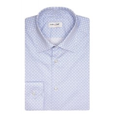 Camasa barbati alba print floral C001SL