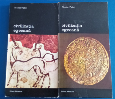 Civilizația Egeeana - Nicolas Platon - VOL. 1 si 2 foto