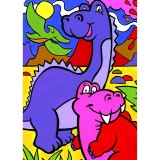 Prima mea pictura pe numere Dinozauri, Jad