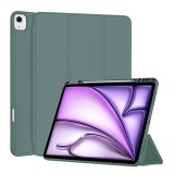 Husa tableta pentru ipad air 13 (2024), flex trifold, green