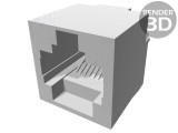 Soclu RJ45 8p8c THT 16,51mm