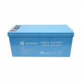 Baterie Li-ion 2.56kW LiFePO4 25.6V, 100Ah cu BMS, Bluetooth, LCD display si protectie temperatura IP54 Bourget