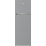 Frigider cu doua usi Beko RDNE350K40XBN, 313 l, NeoFrost Dual Cooling, HarvestFresh Compresor ProSmart Inverter, Clasa E, H 172 cm, Metal Look