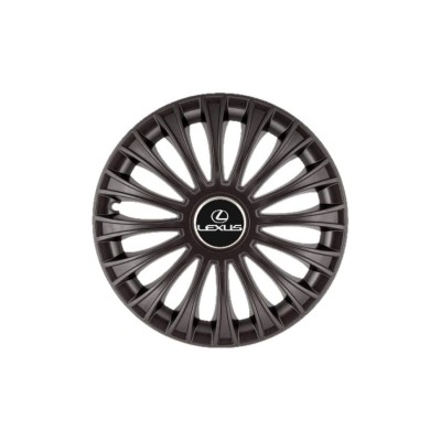 Set 4 Capace Roti 15 inchi (R15) Dino Negru, Compatibile cu Lexus foto